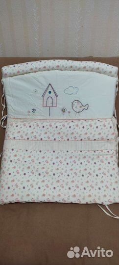 Комплект в детскую кроватку с бортиками