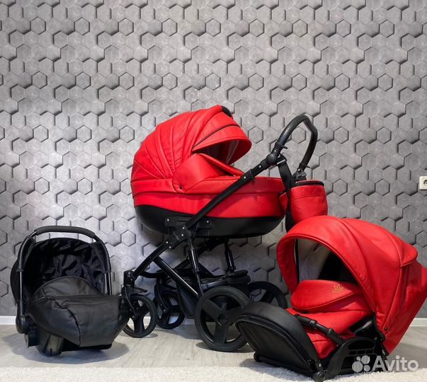 Коляска 3 в 1 Esperanza Lotus sport (ECO кожа)