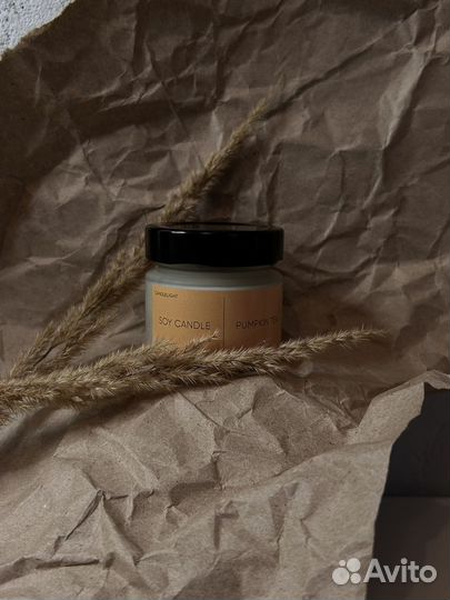 Ароматическая свеча ручной работы