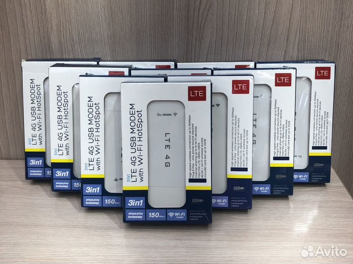 Usb модем 4g с Wi-fi новый под все sim