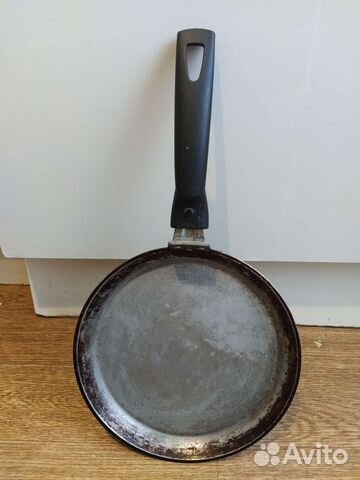 Сковорода kukmara 23 см, блинная литая алюминиевая