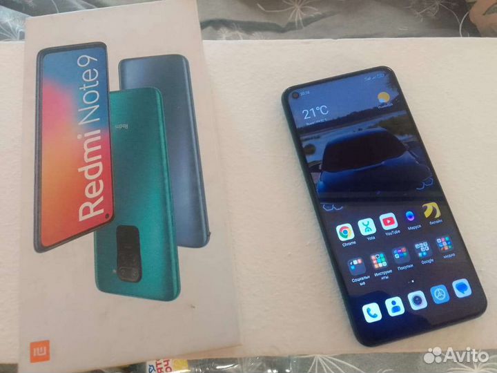 Телефон Xiaomi redmi note 9 3/64