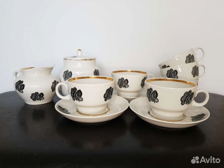 Чайный сервиз фарфор СССР, 