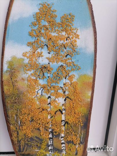 Картина на дереве