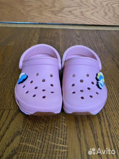 Детские сабо кроксы для девочки crocs