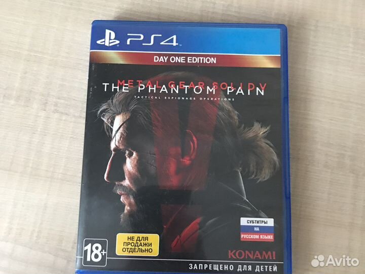 Игра для playstation ps4 metal gear solidv