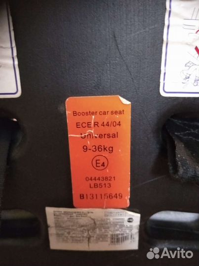 Детское автокресло 9 до 36 кг