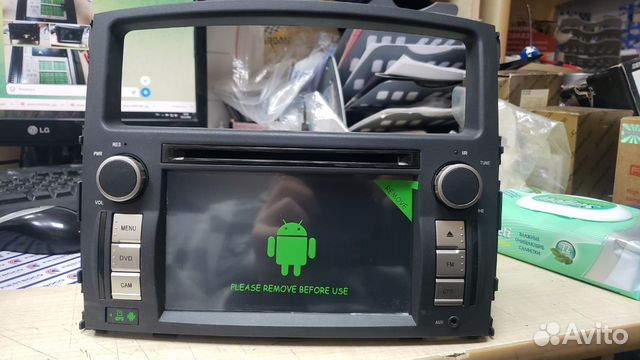 Штатное головное устройство Mitsubishi Pajero 2007