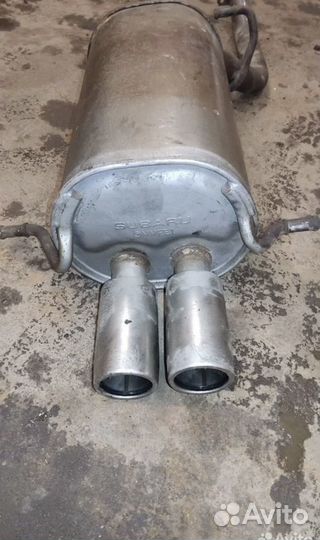 Глушитель субару импреза 2/subaru impreza 2