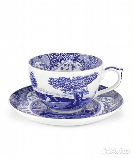 Чайная пара Spode Blue Italian