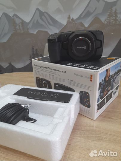 Камера Blackmagic pocket cinema camera 4k