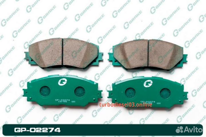 Колодки G-brake GP-02274 GP02274 G-brake