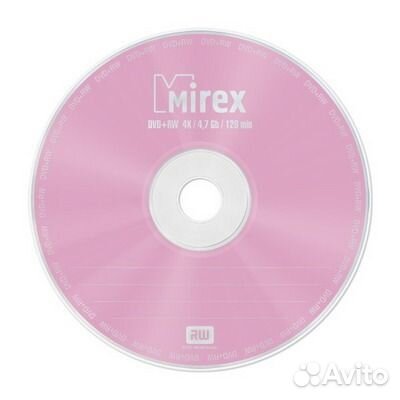 DVD+ RW Mirex 4X однослойный перезаписываемый диск