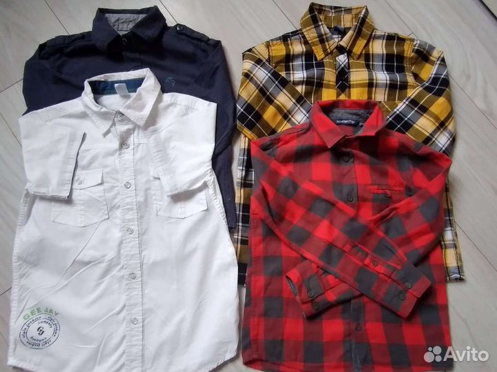 Рубашки на мальчика 122 -128
