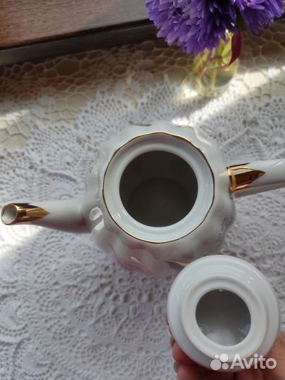 Кофейник фарфор лфз