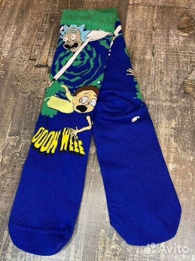 Новые носки Rick and Morty Рик и Морти