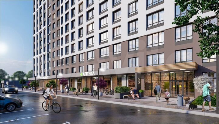 1-к. квартира, 29,9 м², 23/25 эт.