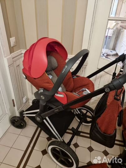 Детская коляска 3 в 1 cybex priam