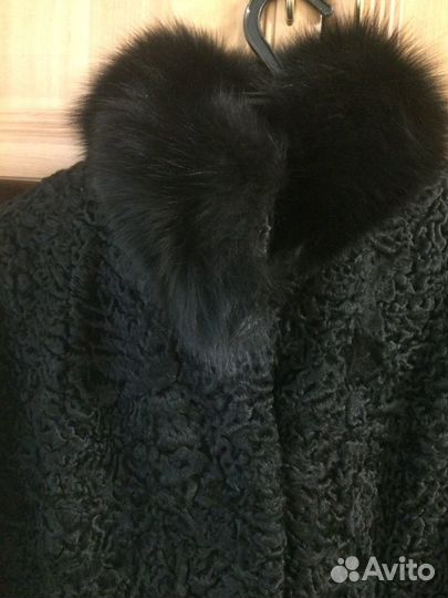 Шуба каракуль новая размер 52-54 воротник стойка