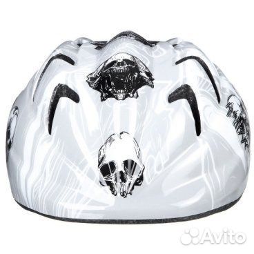 Детский велошлем STG MV7 белый