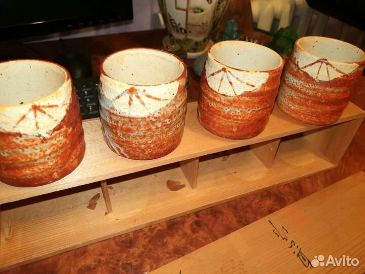 Керамика Тяван Чаша Пиала Япония shino ware