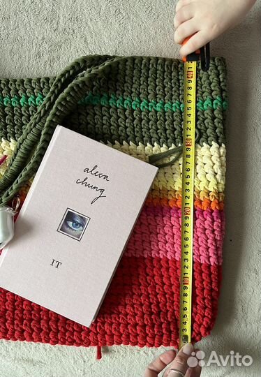 Сумка шоппер вязаная