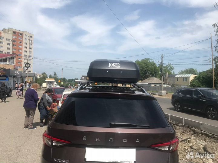 Автобокс на крышу Skoda Karoq