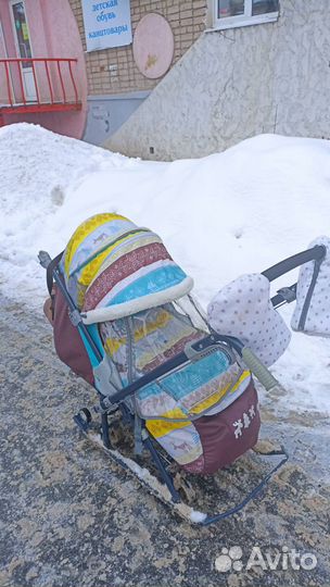 Санки коляска ника 7