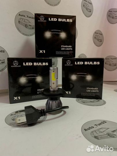 LED/Лед Лампы C6 C9 X1 H4,H1,H7,H11,H3,HB3,HB4