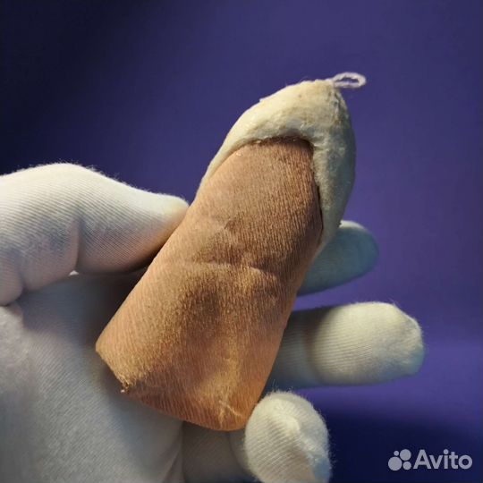 Ватная Елочная Игрушка Поросенок 1940-50е Артель