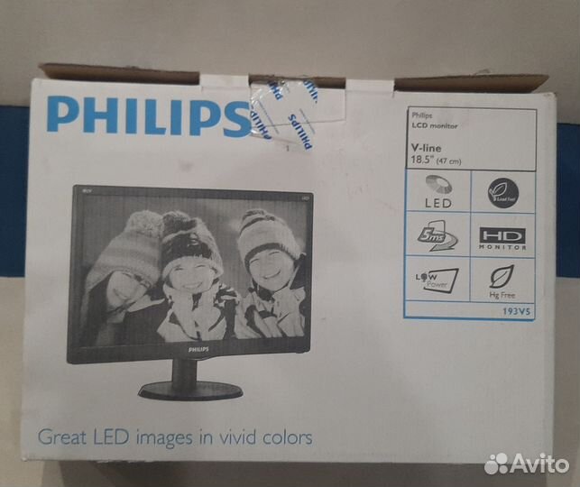 Монитор philips 18,5