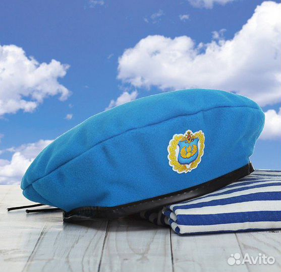 Берет Вдв голубой