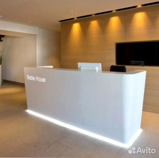Ресепшн для приемной из искусственного камня