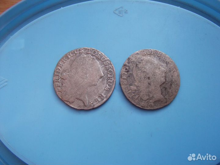 Монеты 1/12 талера Пруссия