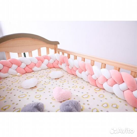 Новый Бортик-косичка длина 2,8 м, 4е пряди