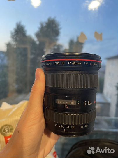 Объектив canon ef 17 40