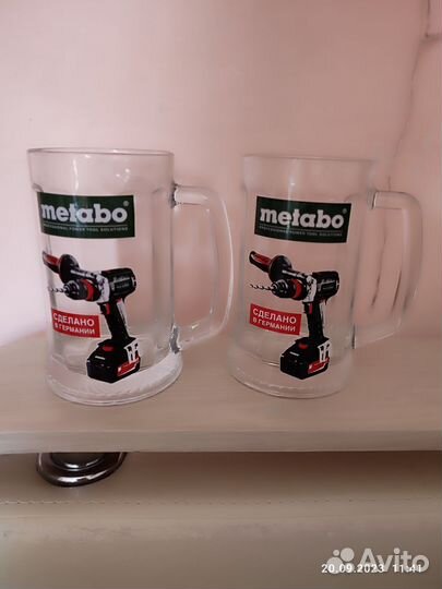Пивные кружки, бокалы Метабо