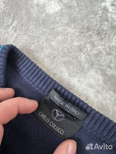 Carlo colucci джемпер vintage made in italy