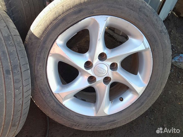 Литые диски r16 5x114 3 бу Джили эмгранд ес7