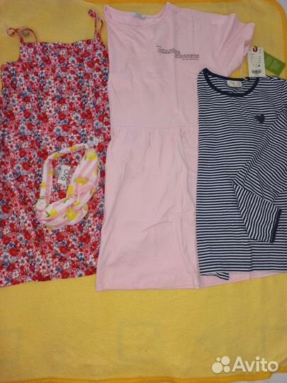 Пакет одежды на девочку 8-9лет