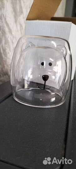 Cтакан медведь cтеклянный 250 мл