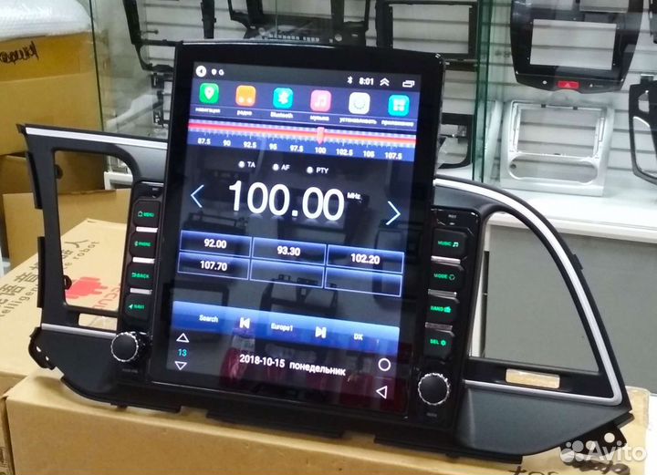 Hyundai Elantra 6 магнитола Android Tesla