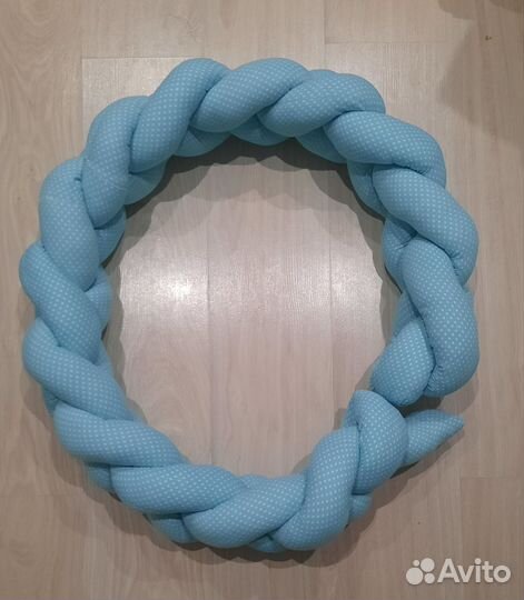 Бортики в кроватку косичка