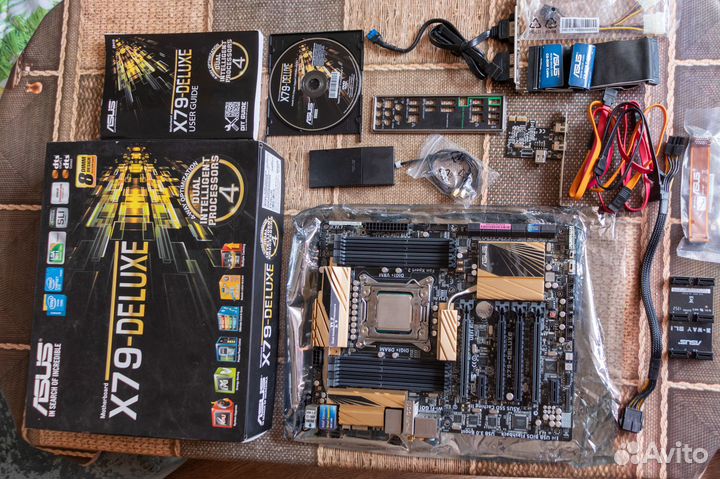 Asus X79-Deluxe, i7-4820K, кулер, память, SSD, доп