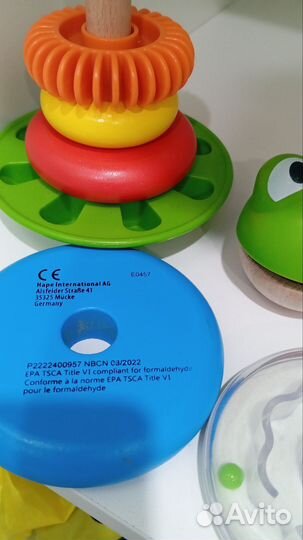 Игрушка Пирамидка Мистер Лягушка Hape