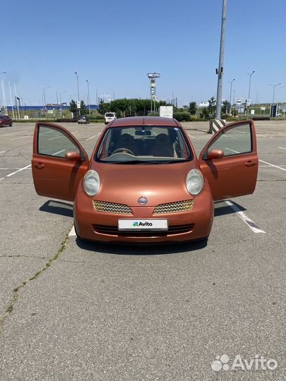 Nissan March 1.0 AT, 2003, битый, 219 000 км