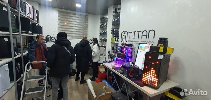 Игровой компьютер i3 10100F/SSD 500Gb/RX 580 8Gb