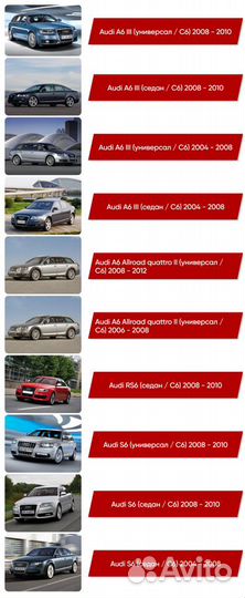 Коврики ворсовые Audi S6 C6 2004 - 2010