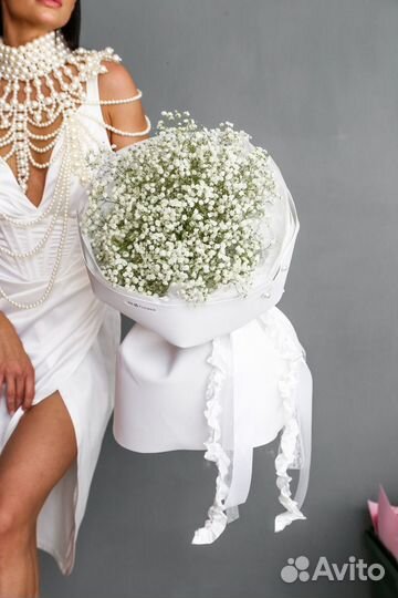 Воздушное облако из гипсофилы. Доставка