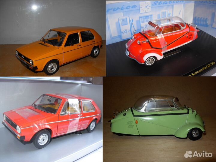 1/18 модели Opel Audi Volkswagen NSU и др. немцы
